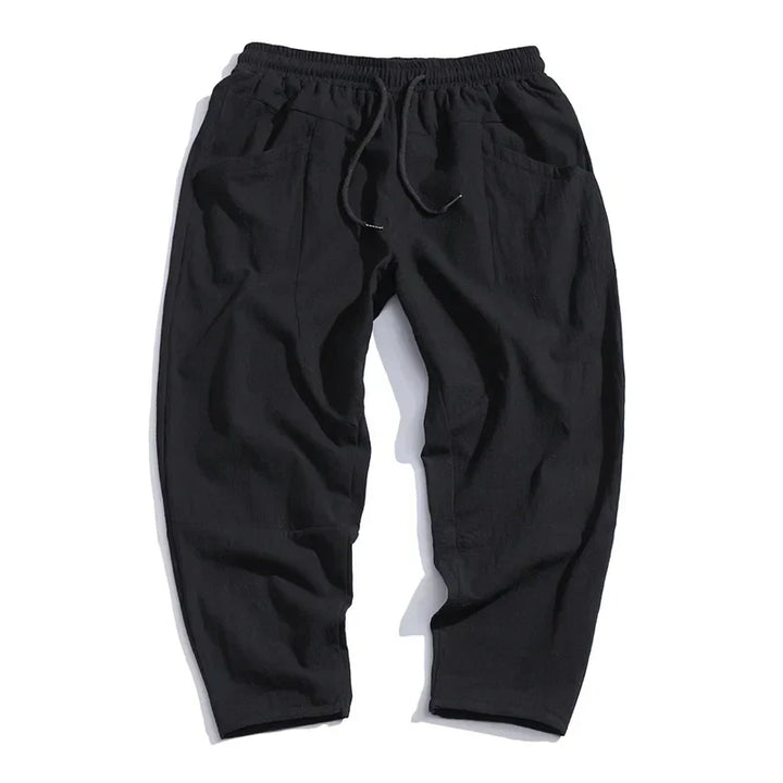 Kyoto Linen Cropped Pants