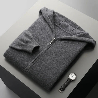 Caruso Cashmere Zip Hoodie