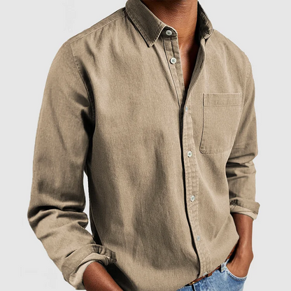 Old Money Casual Button-Up Shirt
