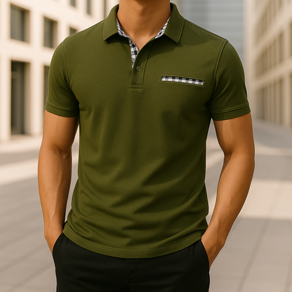 Hudson Gingham Polo Shirt