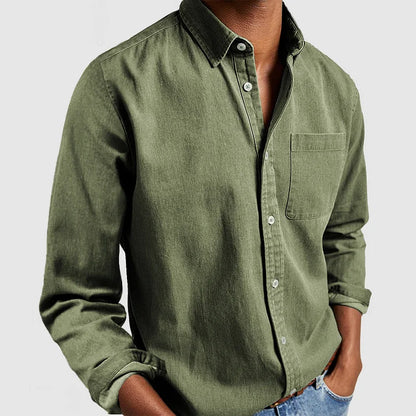 Old Money Casual Button-Up Shirt