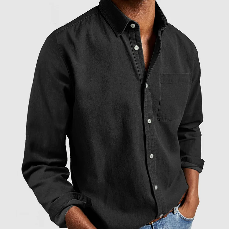 Old Money Casual Button-Up Shirt
