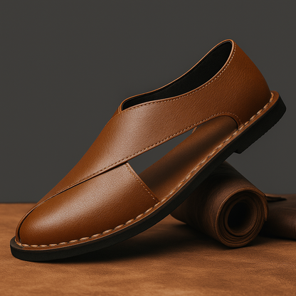 Lusso Italiana Genuine Leather Sandals