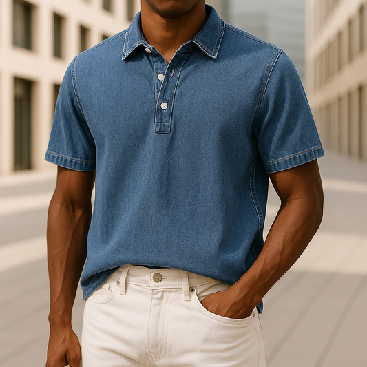 Hudson Denim Polo Shirt