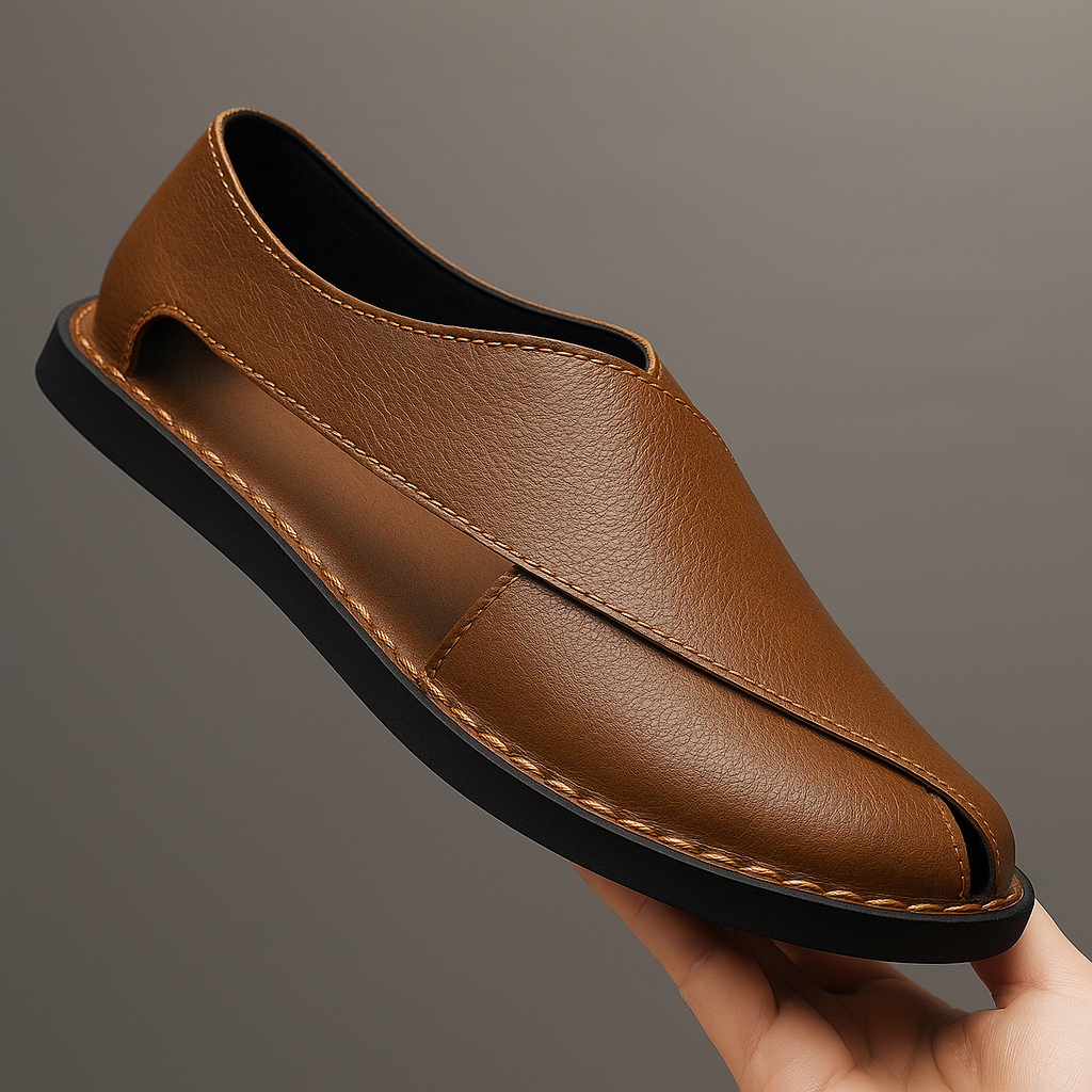 Lusso Italiana Genuine Leather Sandals