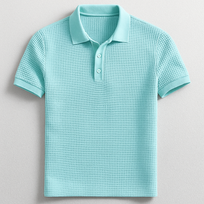 Lucas Waffle Polo Shirt
