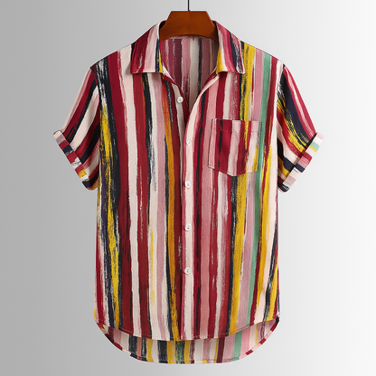 Abstract Artisan Print Shirt