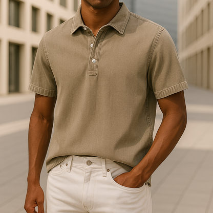 Hudson Denim Polo Shirt
