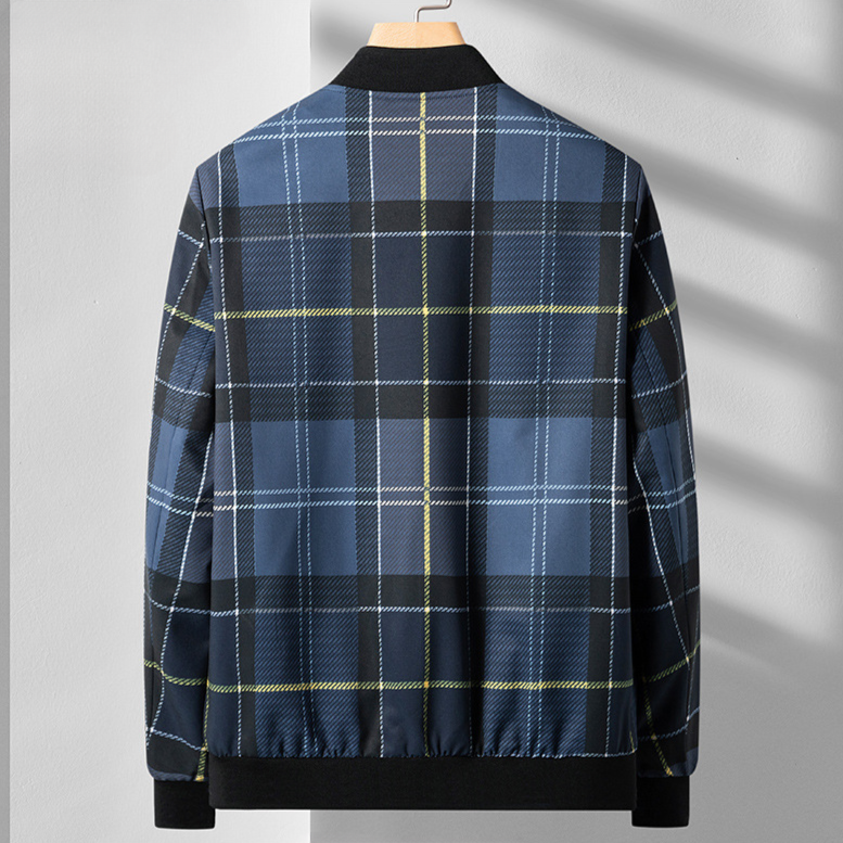 Ansel Plaid Bomber Jacket