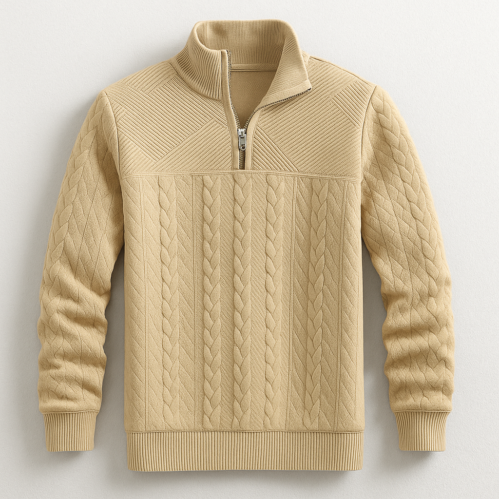 Marlowe Quarter-Zip Sweater