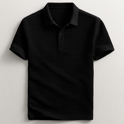 Lucas Waffle Polo Shirt