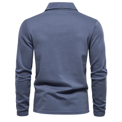 Old Money Long Sleeve Polo Shirt