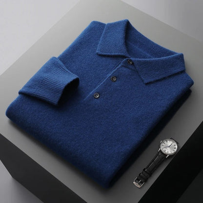 Old Money Elite Cashmere Polo