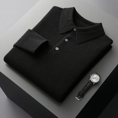 Old Money Elite Cashmere Polo