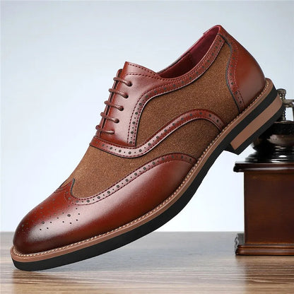 Brookfield Leather & Suede Oxfords