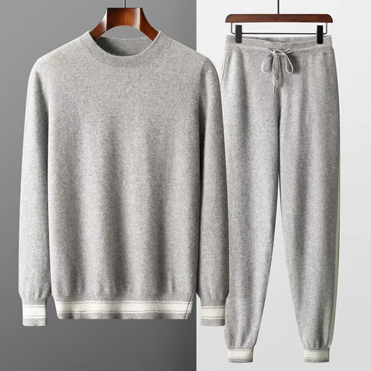 Old Money Two-Piece Men’s Set in Cashmere Wool