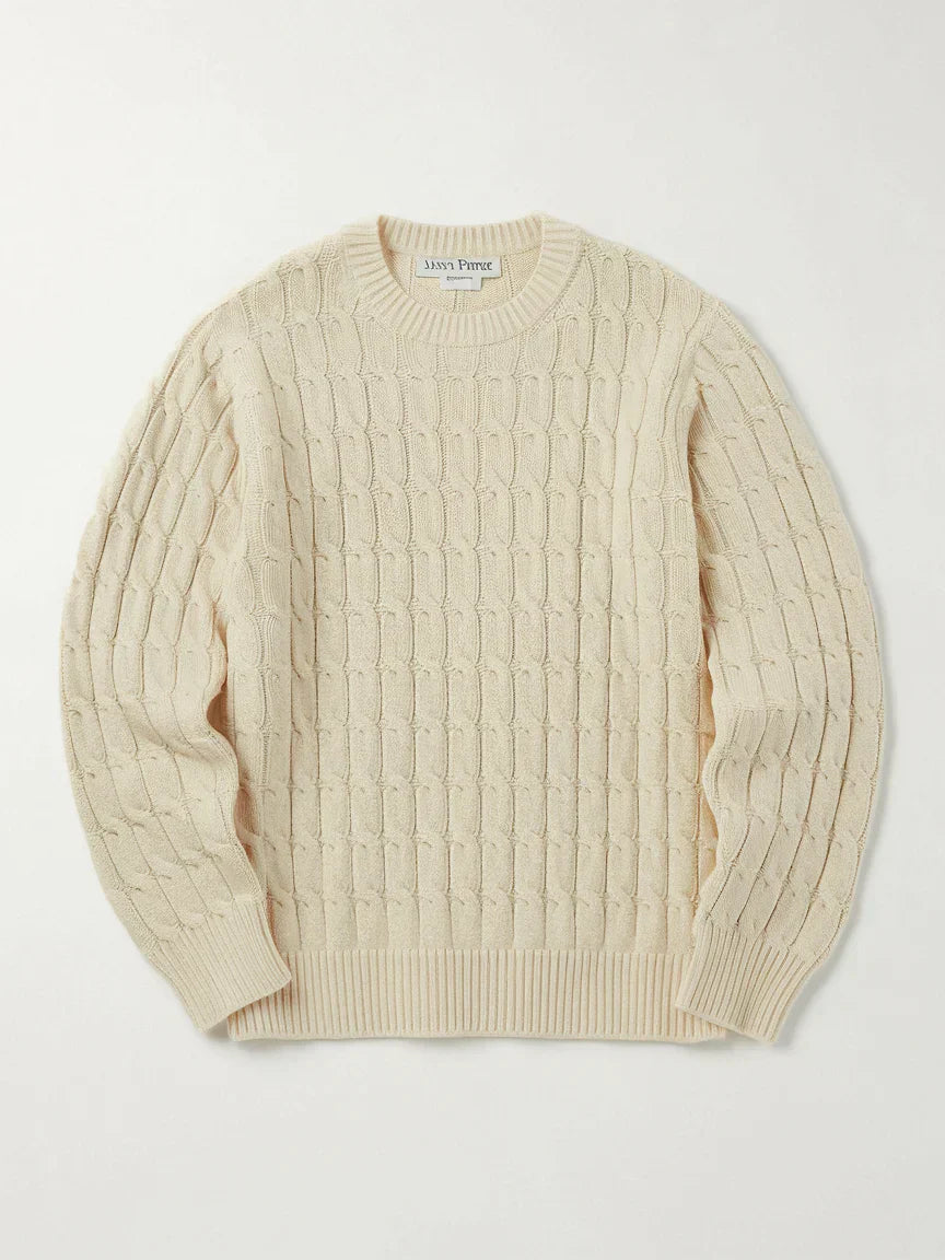 Old Money Cable-knit Pullover