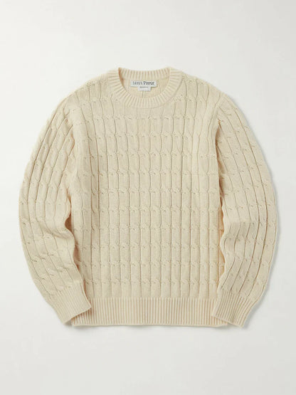 Old Money Cable-knit Pullover