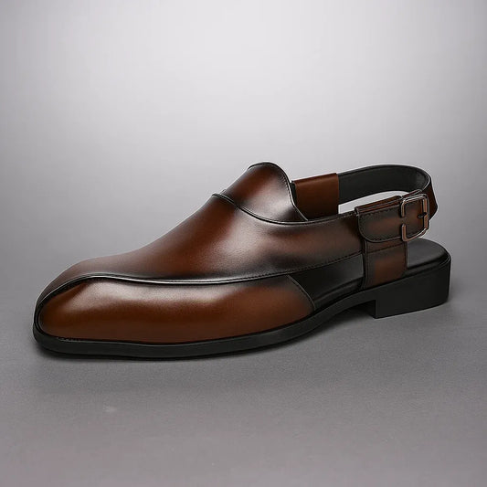 Cambridge Leather Cutout Loafers